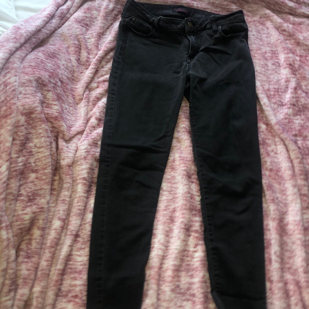 Black skinny jetting jeans